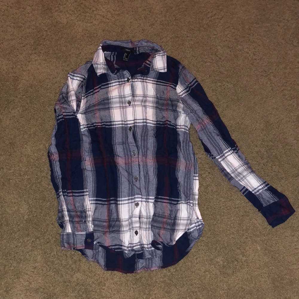 Light Weight Flannel Button Up